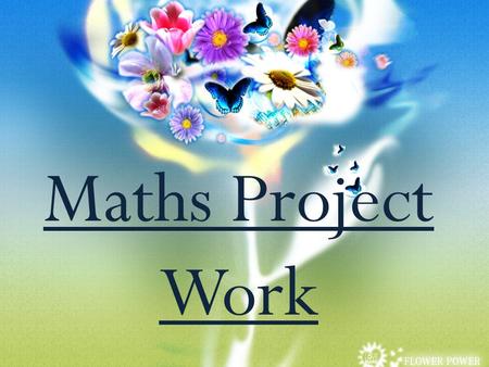 Maths Project Work.