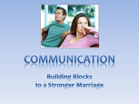 Essential to any successful relationship – God communicates to us through His Son, Heb 1:1-2; Acts 20:32 – Children of God communicate with their heavenly.