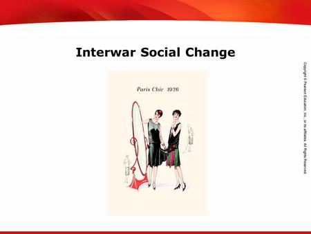 TEKS 8C: Calculate percent composition and empirical and molecular formulas. Interwar Social Change.