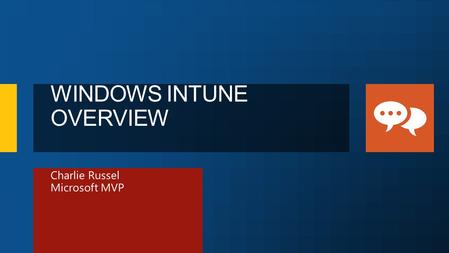 Charlie Russel Microsoft MVP. Enabling Flexible Workstyles.