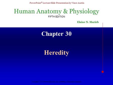 Chapter 30 Heredity.
