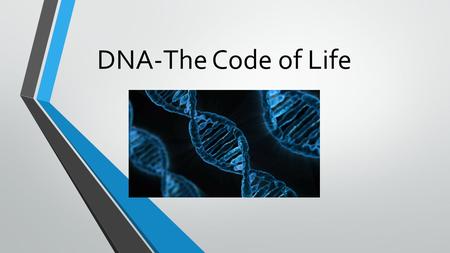 DNA-The Code of Life. What is DNA? DNA stands for deoxyribonucleic acid. DNA is a chemical that controls the activities of cells with coded instructions.
