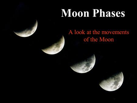 A look at the movements of the Moon