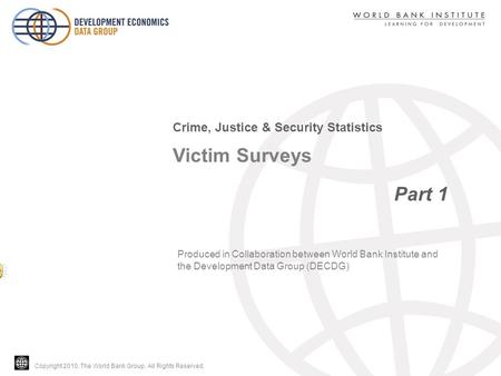Victim Surveys Part 1 Crime, Justice & Security Statistics