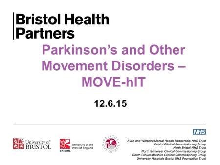 Parkinson’s and Other Movement Disorders – MOVE-hIT 12.6.15.