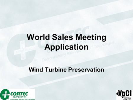 World Sales Meeting Application