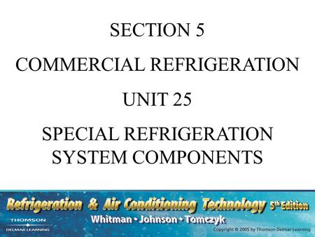 COMMERCIAL REFRIGERATION UNIT 25