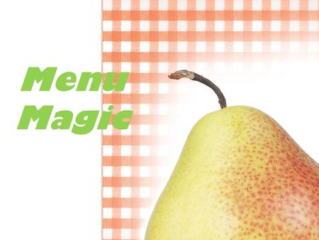 Menu Magic Let Your Menu Work for You Menus Grocery List Quantities Purchasing Rules Online Food Calculator.