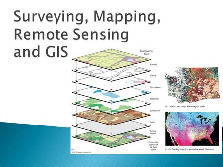 Surveying, Mapping, Remote Sensing and GIS