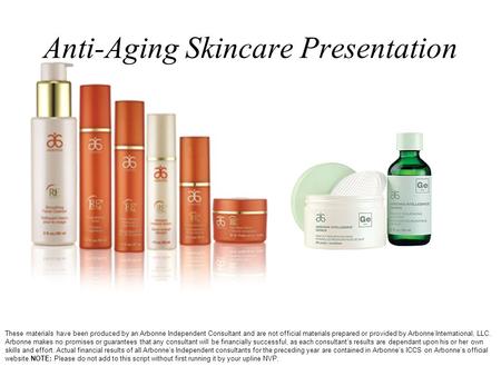 Anti-Aging Skincare Presentation