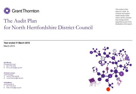 The Audit Plan for North Hertfordshire District Council
