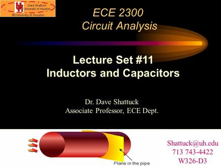 Inductors and Capacitors
