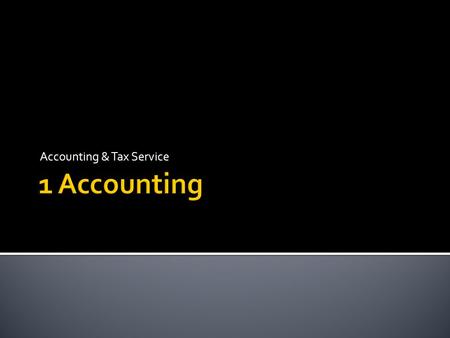 Accounting & Tax Service