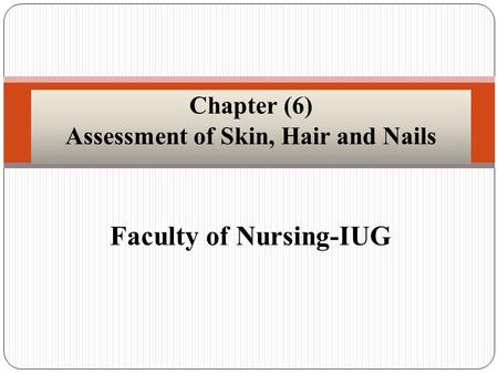 Faculty of Nursing-IUG