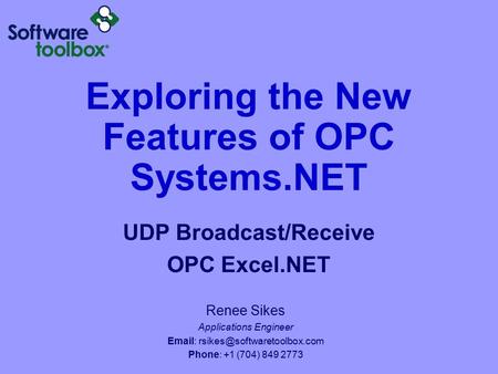 Exploring the New Features of OPC Systems.NET