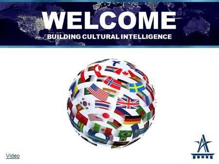 WELCOME building cultural intelligence