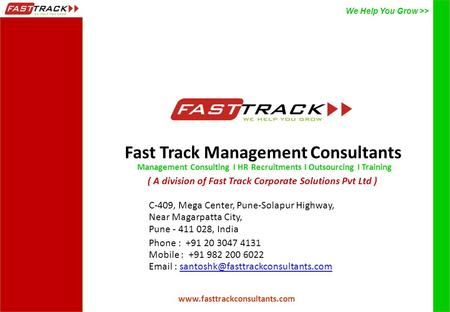 Fast Track Management Consultants