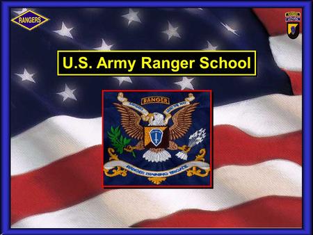U.S. Army Ranger School.