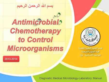 Antimicrobial Chemotherapy to Control Microorganisms