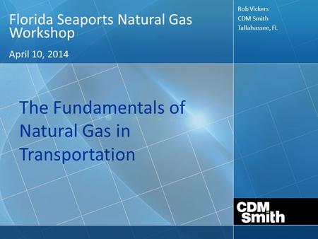 The Fundamentals of Natural Gas in Transportation