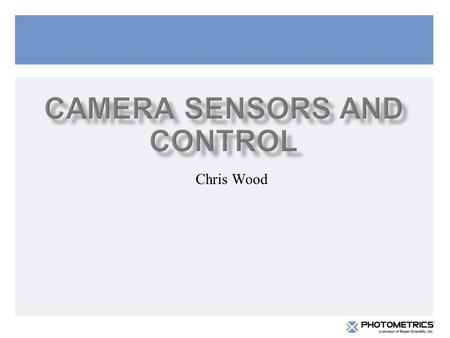 Camera Sensors and control