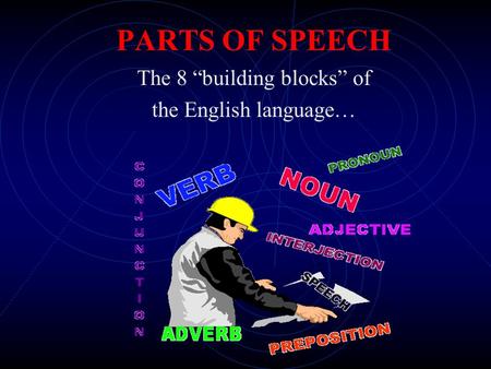 parts of speech presentation