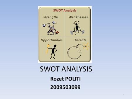 SWOT ANALYSIS Rozet POLITI 2009503099.