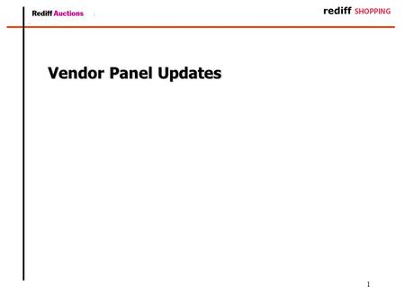 1 Vendor Panel Updates. 2 Summary of Changes –Pending orders : Viewing and Action –List address modification –Process to Update AWB numbers –Processing.