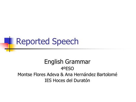 ppt for direct and indirect speech