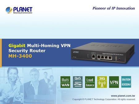 Gigabit Multi-Homing VPN Security Router