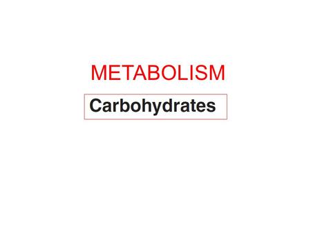 METABOLISM. The enzymatic reactions does not occur in isolation but rather they occurred in an organized manner i.e. a Pathway!!!
