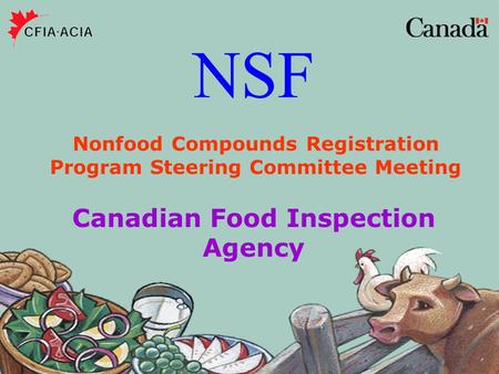 NSF Canadian Food Inspection Agency
