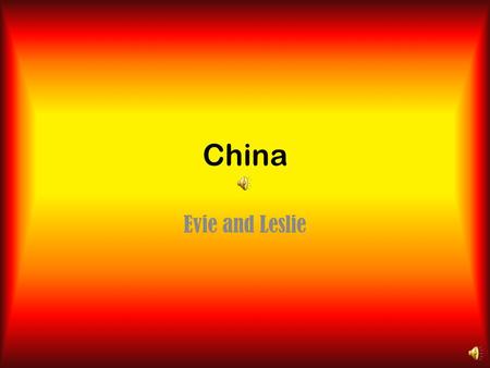 China Evie and Leslie Flag The flag is red with a big star and four little stars.