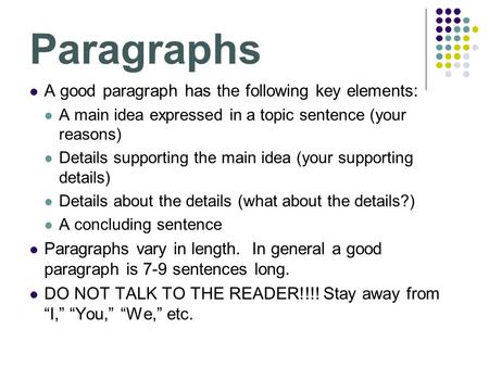 argumentative essay writing powerpoint