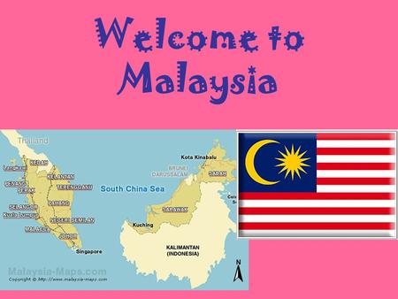 Welcome to Malaysia. Malaysia is a country that shares the border with Thailand on the Southeast Asia peninsula. The country is full of coastal plains.