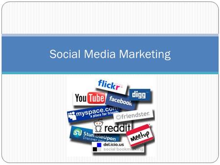 Social Media Marketing. The Concept of Social Media Social media is online applications, platforms and media which aim to facilitate interaction, collaboration.
