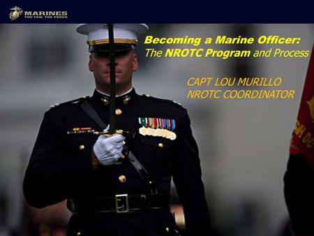 Becoming a Marine Officer: