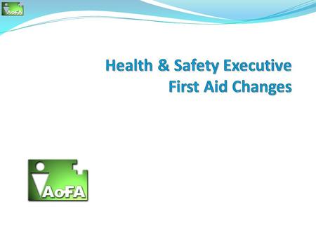 Background In 2003 / 2004, the Health and Safety Executive (HSE) conducted a review of the Health and Safety (First- Aid) Regulations 1981. This was aimed.