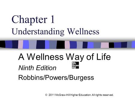 Chapter 1 Understanding Wellness