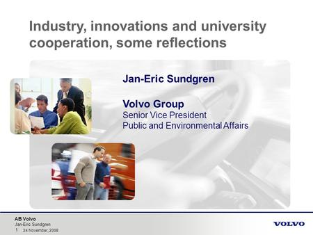 Industry, innovations and university cooperation, some reflections
