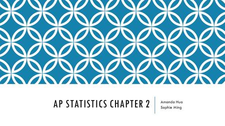 AP STATISTICS CHAPTER 2 Amanda Hua Sophie Ming. UNDERSTANDING AND EXPLORING DATA.
