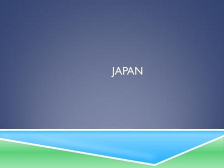 JAPAN. JAPAN’S GEOGRAPHY  Japan is made up of 4 islands  Substantial climate differences across the 4 islands  Only 1/5 of the surface of the country.
