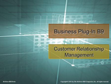 Customer Relationship Management