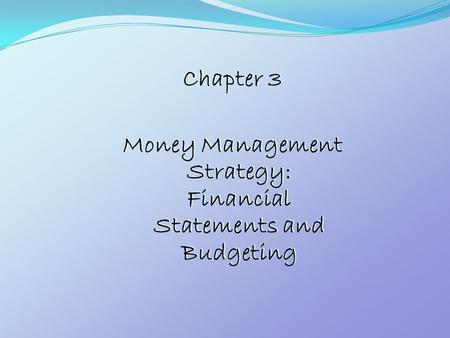 personal finance management powerpoint presentation