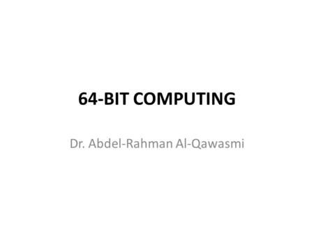 Dr. Abdel-Rahman Al-Qawasmi