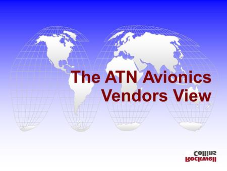 The ATN Avionics Vendors View. ATN2001 Sept 2001; p.2 PETAL-II Avionics.