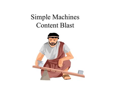 Simple Machines Content Blast