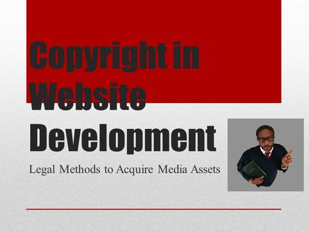 Copyright in Website Development
