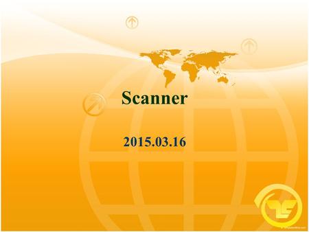 Scanner 2015.03.16. Front End The purpose of the front end is to deal with the input language Perform a membership test: code  source language? Is the.