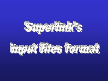General Explanation There are 2 input files –The locus file describes the loci being analyzed and parameters for the different analyzing programs. –The.